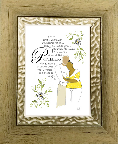 Mature & Priceless Love - Romantic Card
