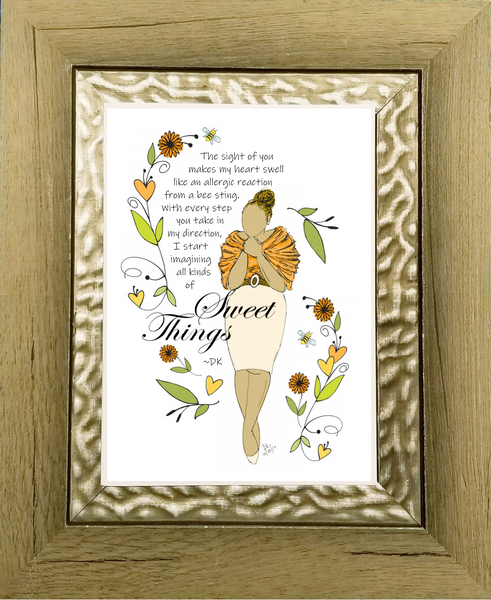 Bee Sting & Sweet Things - Romantic Card