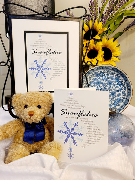 Snowflakes - Holiday Card