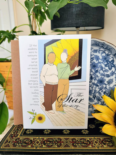 Sunflower Sweethearts - Romantic Card