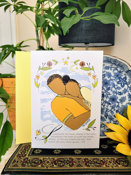 In the Clouds - Romantic Card