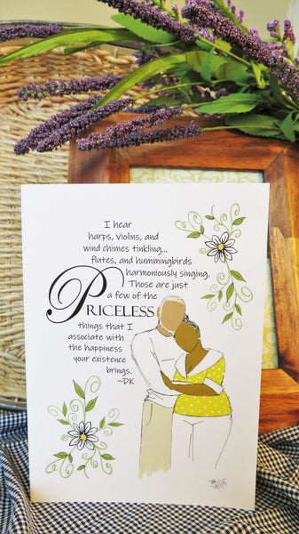 Mature & Priceless Love - Romantic Card