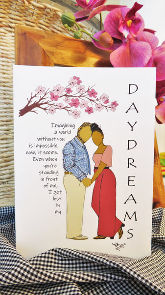 Cherry Blossom Romance - Romantic Card