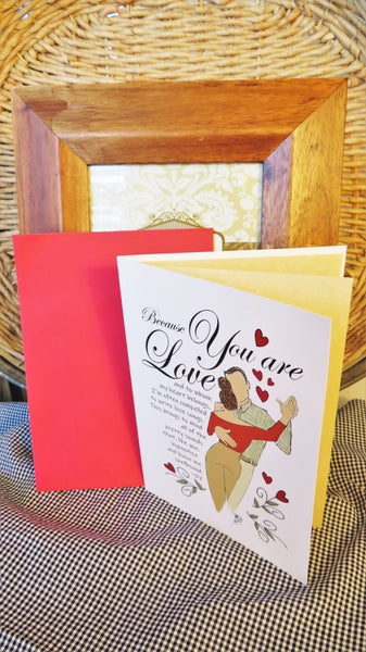 Sweethearts Dancing - Romantic Card