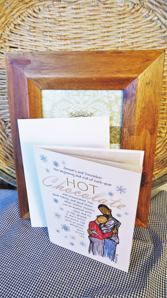 Hot Chocolate Hug - Romantic Card