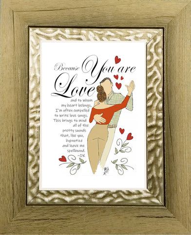 Sweethearts Dancing - Romantic Card