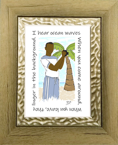 Ocean Waves - Romantic Card