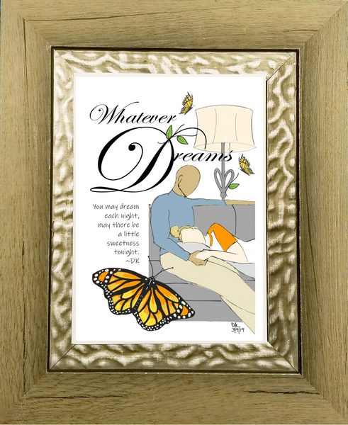 Butterfly Dream Nap - Romantic Card
