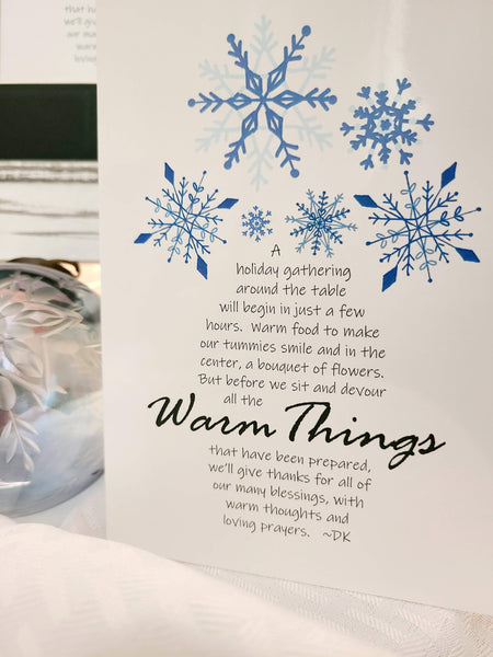 Warm Things - Holiday Card