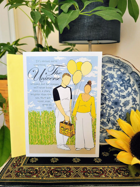 Yellow Balloons - Any Occasion Card