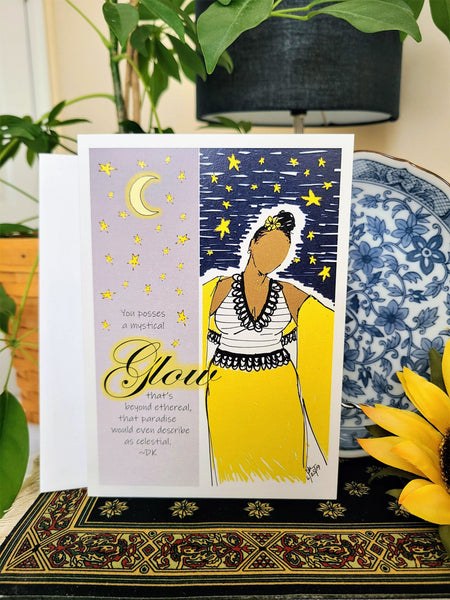 Moon Glow - Romantic Card