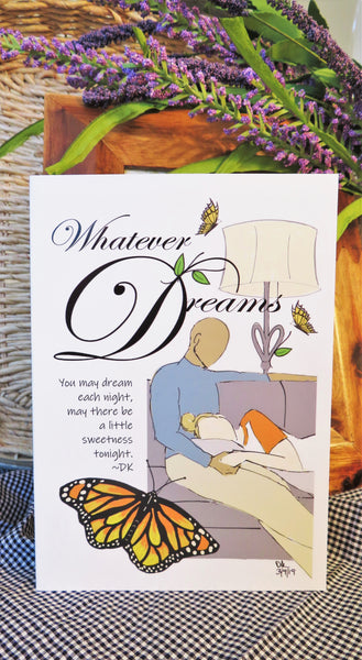 Butterfly Dream Nap - Romantic Card
